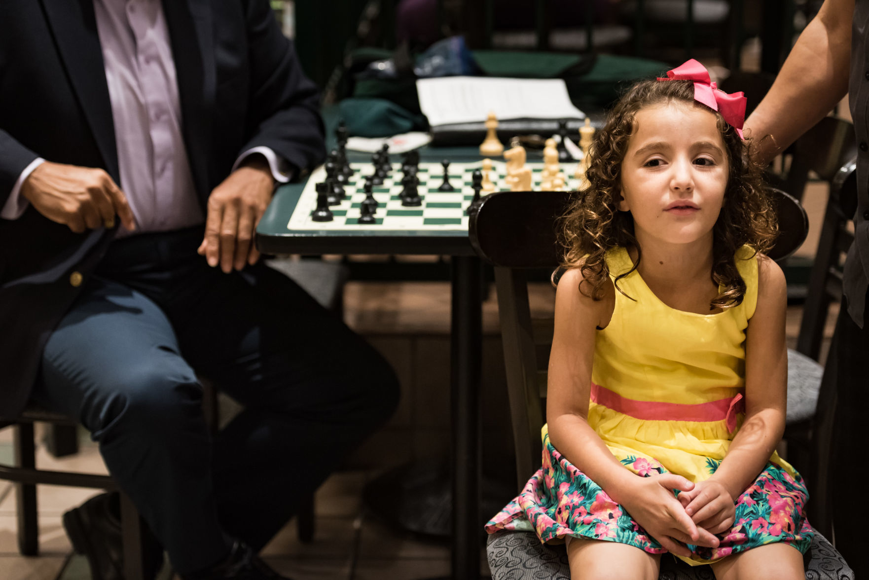 Celine Atassi 5 Year Old Chess Player